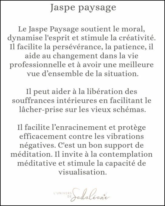 Collier jaspe paysage
