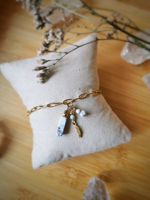 Bracelet Amulette Howlite