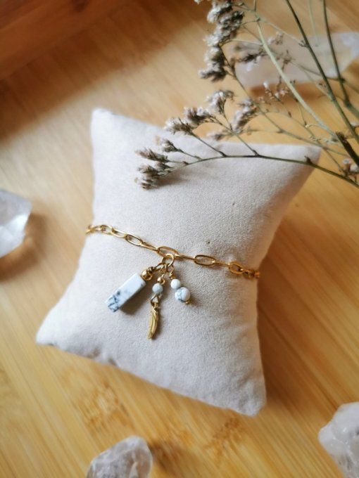 Bracelet Amulette Howlite
