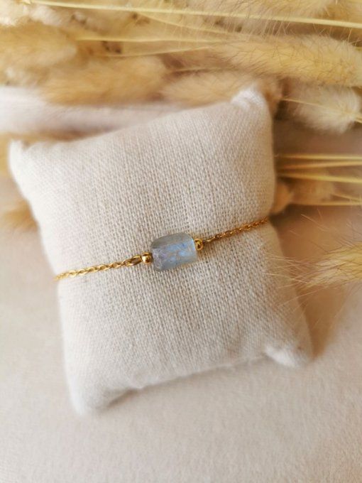 Bracelet "La solitaire" Labradorite