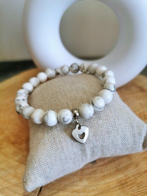 Bracelet "Lolie" en howlite