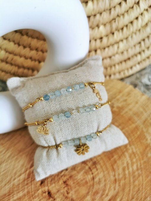 Bracelets aigue marine