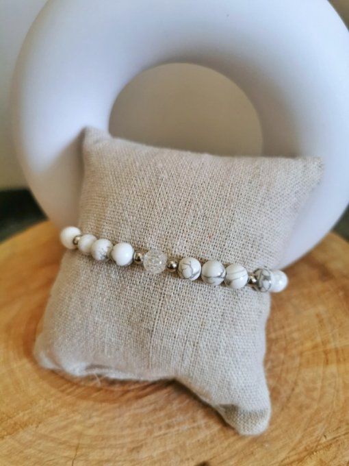 Bracelet douceur howlite
