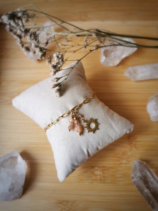 Bracelet Amulette Pierre de soleil