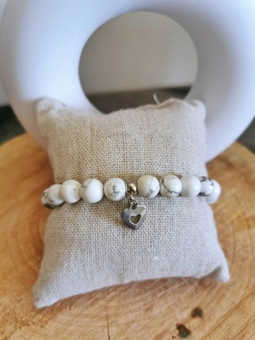 Bracelet "Lolie" en howlite