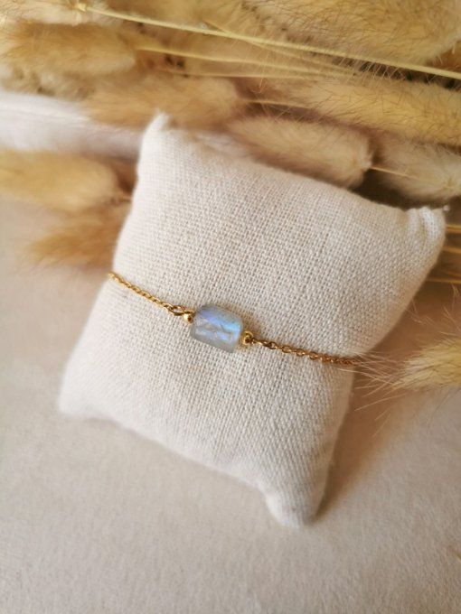 Bracelet "La solitaire" Labradorite