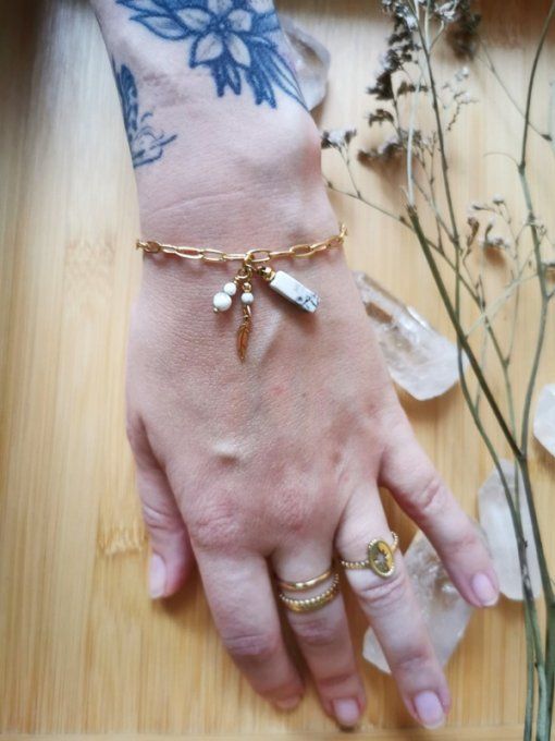 Bracelet Amulette Howlite