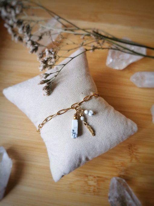 Bracelet Amulette Howlite