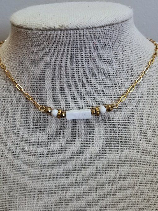 Collier Lili en Howlite