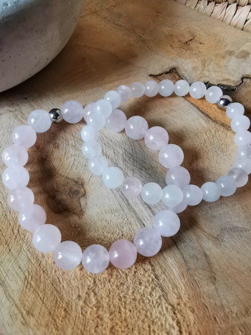 Bracelet quartz rose 