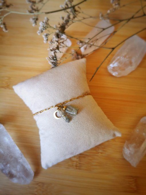 Bracelet amulette Labradorite