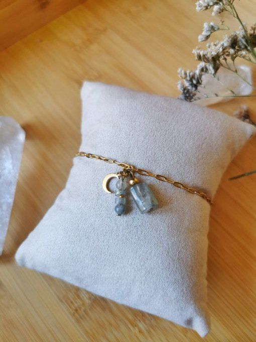Bracelet amulette Labradorite